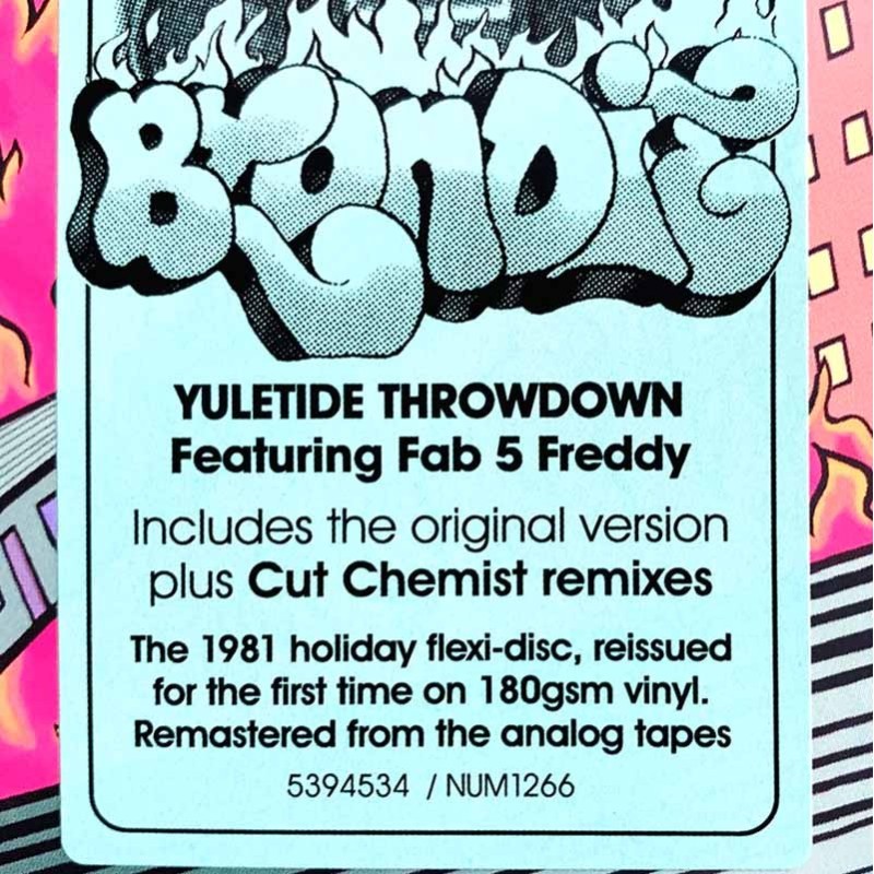Blondie LP Yuletide Throwdown - LP