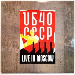 UB 40 LP CCCP Live in Moscow 2LP  kansi EX levy EX Käytetty LP