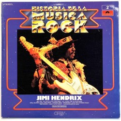 Hendrix Jimi LP Historia de la musica rock  kansi EX- levy EX Käytetty LP