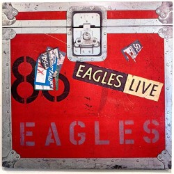 Eagles LP Live 2LP  kansi EX- levy EX Käytetty LP