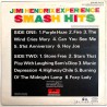 Hendrix Jimi LP Smash Hits  kansi VG levy EX Käytetty LP