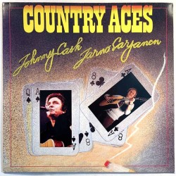 Cash Johnny / Jarno Sarjanen  LP Country Aces  kansi EX- levy EX Käytetty LP