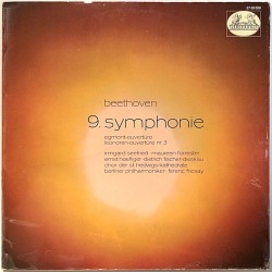Beethoven, Berliner Philharmoniker Käytetty LP-Levy 9. Symphonie 2LP  kansi VG levy EX- Käytetty LP