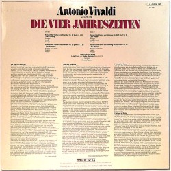 Vivaldi Antonio Käytetty LP-Levy Die Vier Jahreszeiten  kansi EX levy EX Käytetty LP