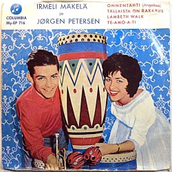 Mäkelä Irmeli 1959 My-EP 716 Irmeli Mäkelä ja Jörgen Petersen EP begagnad singelskiva