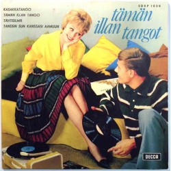 Forsell Johnny ja Oili Vainio: Tämän illan tangot EP  kansi EX levy EX- käytetty vinyylisingle
