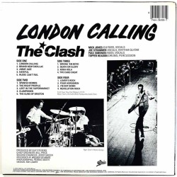Clash LP London Calling 2LP  kansi EX- levy EX LP
