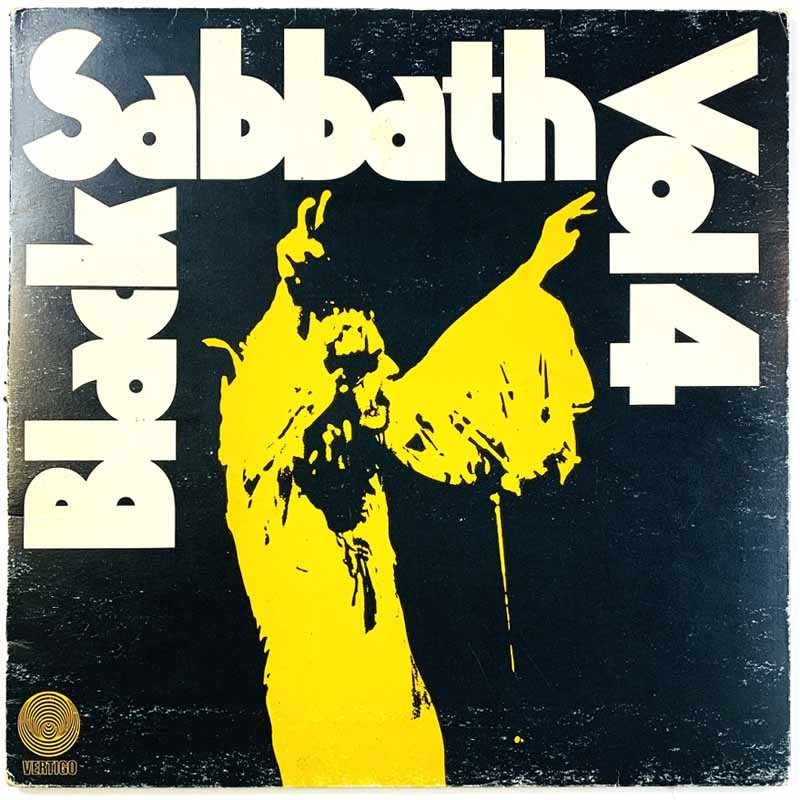 Black Sabbath LP Vol.4  kansi G levy VG LP
