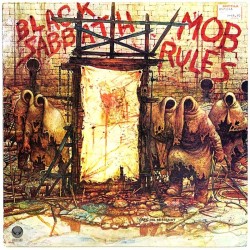 Black Sabbath LP Mob Rules  kansi VG+ levy VG+ LP