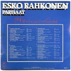 Rahkonen Esko LP Parhaat 28 toiveiskelmää 2LP  kansi EX- levy EX Käytetty LP