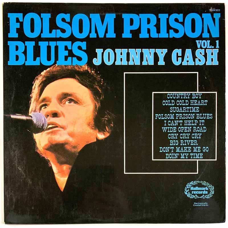 Cash Johnny LP Folsom Prison Blues vol.1  kansi VG+ levy EX Käytetty LP