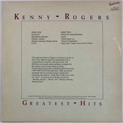 Rogers Kenny LP Greatest Hits  kansi EX levy EX Käytetty LP