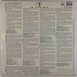 Cohen Leonard LP I'm Your Man  kansi EX levy EX Käytetty LP