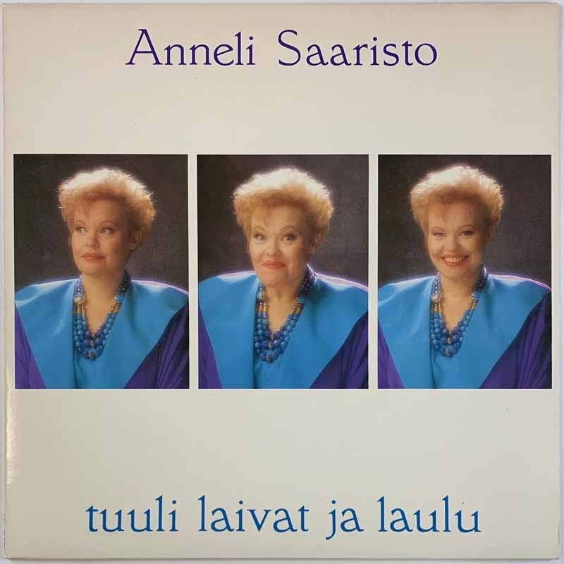 Saaristo Anneli LP Tuuli laivat ja laulu  kansi EX levy EX Käytetty LP