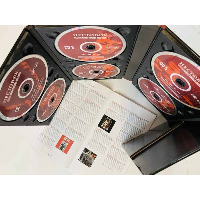 Hector CD Kaikki singlet 1965-2005 6CD  kansi EX levy EX CD