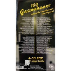 Odeon Orchester, Willi Rose, Andreas Werner ym. CD 100 Gassenhauer 4CD  kansi EX levy EX CD