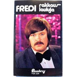 Fredi: Rakkauslauluja kansipaperi EX , musiikkikasetin kunto EX käytetty kasetti