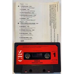 Kirka: Hengaillaan kansipaperi EX , musiikkikasetin kunto EX käytetty kasetti