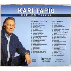 Kari Tapio CD Miehen taival 2CD  kansi EX levy EX Käytetty CD