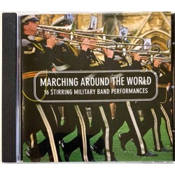 Band of Royal British, Cheshire ym. CD Marching around the world  kansi EX levy EX Käytetty CD