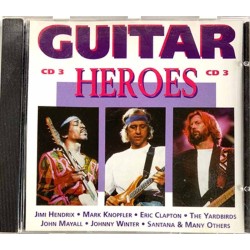 Jimmy Page, Santana, Johnny Winter CD Guitar Heroes CD 3  kansi EX levy EX Käytetty CD
