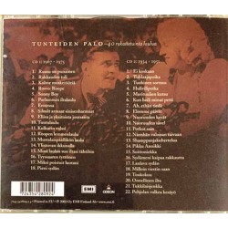 Palo Tauno CD Tunteiden Palo 40 rakastetuinta laulua 2CD  kansi EX levy EX Käytetty CD