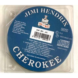 Hendrix Jimi CD Cherokee, cd peltiboksissa  kansi EX levy EX Käytetty CD