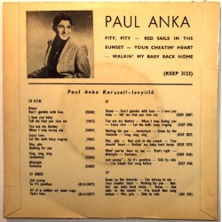 Anka Paul single 7” kuvakannella Volym 2 EP Suomipainos  kansi VG+ levy VG+ vinyylisingle