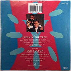 Youssou N'Dour & Peter Gabriel single 7” kuvakannella Shakin' The Tree  kansi VG+ levy EX- vinyylisingle