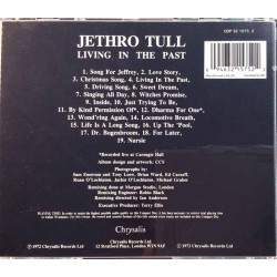 Jethro Tull CD Living In The Past  kansi EX levy EX Käytetty CD