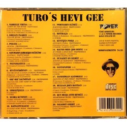 Turo's Hevi Gee CD 20 Turo's Hevi Geetä  kansi EX levy EX Käytetty CD