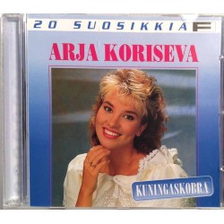 Koriseva Arja Käytetty CD-levy 20 Suosikkia - Kuningaskobra  kansi EX levy EX Käytetty CD