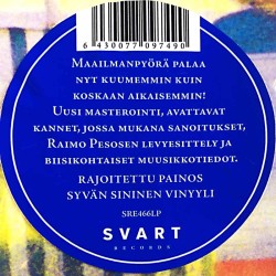 Tuomari Nurmio & Viides Kolonna LP Maailmanpyörä åalaa  sininen vinyyli - LP