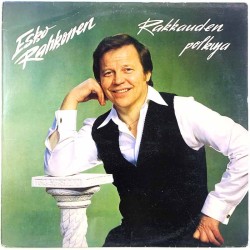 Rahkonen Esko LP Rakkauden polkuja  kansi EX- levy EX Käytetty LP