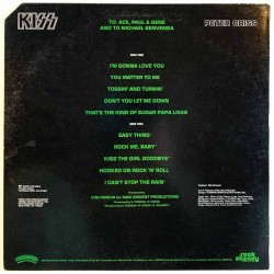 Kiss LP Peter Criss  kansi EX- levy EX- Käytetty LP