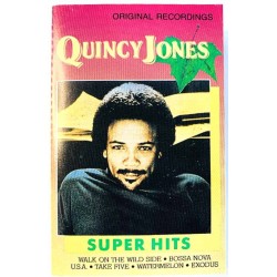 Jones Quincy: Super Hits kansipaperi EX , musiikkikasetin kunto EX käytetty kasetti