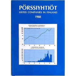 Pörssiyhtiöt 1988 1988 216 038 Listed companies in Finland Käytetty kirja