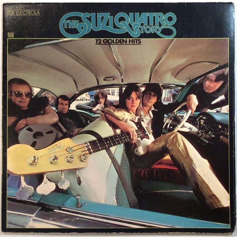 Quatro Suzi LP The Suzi Quatro Story 12 Golden Hits  kansi VG- levy VG+ Käytetty LP