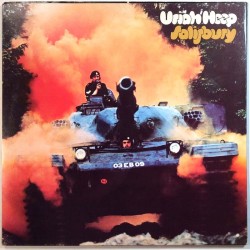 Uriah Heep LP Salisbury  kansi VG+ levy EX Käytetty LP