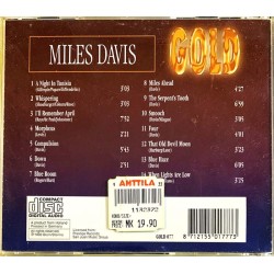 Davis Miles CD Gold  kansi EX levy EX Käytetty CD