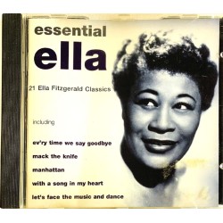 Fitzgerald Ella CD Essential  kansi G+ levy EX Käytetty CD