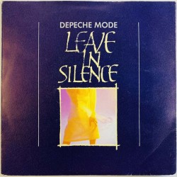 Depeche Mode vinyylisingle Leave in silence / Excerpt from: my secret garden  kansi VG+ levy EX käytetty vinyylisingle PS