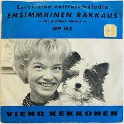 Kekkonen Vieno vinyylisingle Ensimmäinen rakkaus EP  kansi VG levy VG+ käytetty vinyylisingle PS