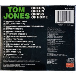 Jones Tom CD Green, Green Grass of Home  kansi EX levy EX Käytetty CD