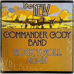 New Commander Cody Band LP Rock ‘n roll again  kansi EX levy EX- Käytetty LP