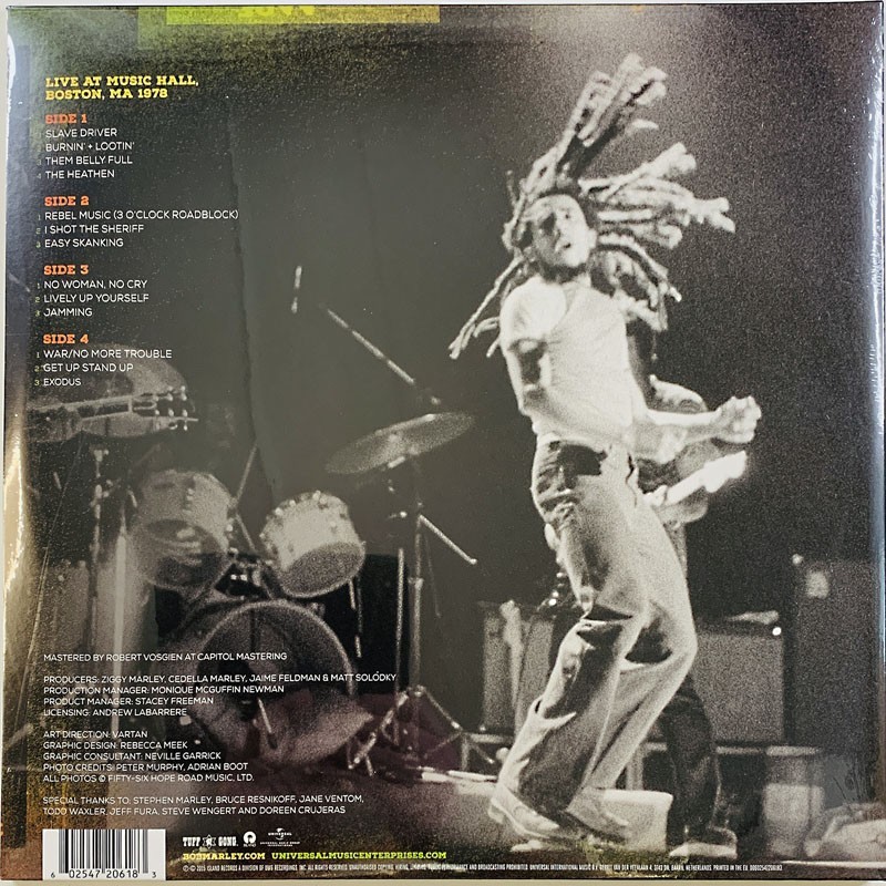 Bob Marley & The Wailers LP Easy Skanking In Boston '78 2LP - LP