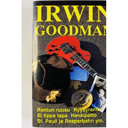 Irwin Goodman: Irwin Goodman, rentun ruusu ym. kansipaperi EX , musiikkikasetin kunto EX käytetty kasetti