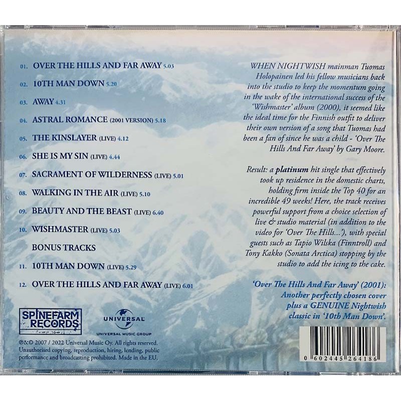 Nightwish CD Over The Hills And Far Away - CD