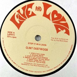 Clint Eastwood: Step it in a zion  kansi Ei kuvakantta levy EX kanneton LP