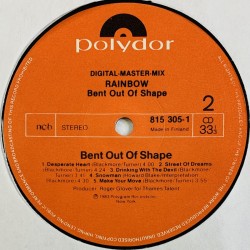 Rainbow: Bent out of shape  kansi Ei kuvakantta levy EX kanneton LP